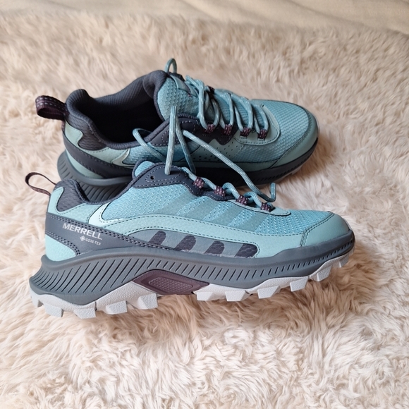 Merrell Size 7 Speed Blue Hiking Sneaker - Picture 10 of 16